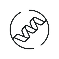 Protein thin line icons. Editable stroke and Perfect pixel on transparent background