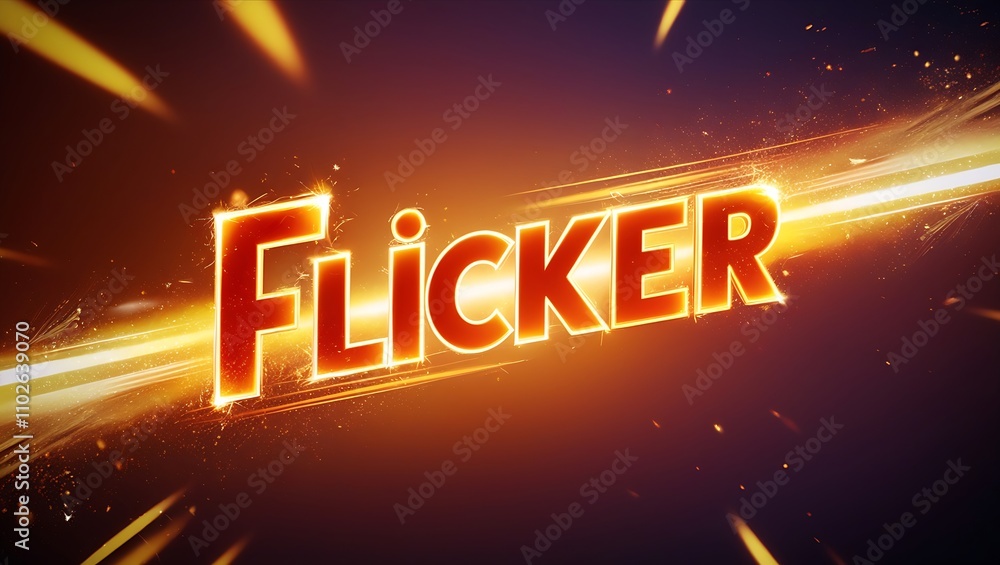 Poster glowing 