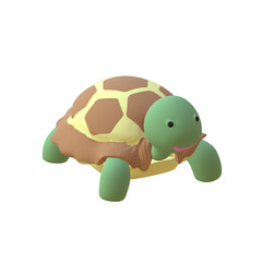 3D cute reptile turtle 