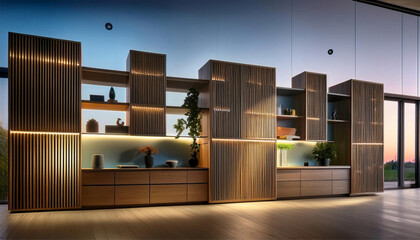 Decorative Modular Wall Units with Customizable Designs for Modern Spaces