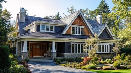 Coastal style architecture with a beach house spirit design 