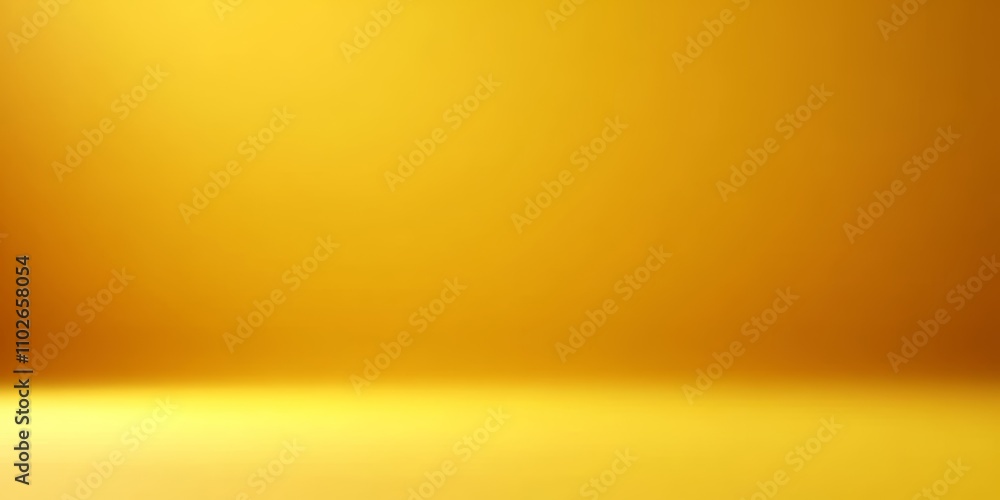 Poster yellow gradient background smooth minimal display for modern interior design