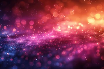 Dark Gradient Background with Purple and Pink Colors, Blurred Light Spot Effect, Cool and Mysterious Abstract Design