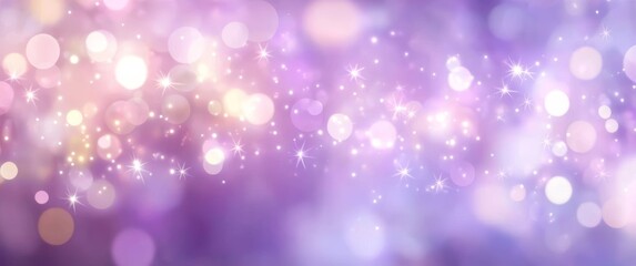Abstract Background in Pastel Purple and White with Bokeh Effect for Mother's Day Valentine's Day Birthday Christmas