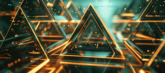 pyramid triangle shape business background 120