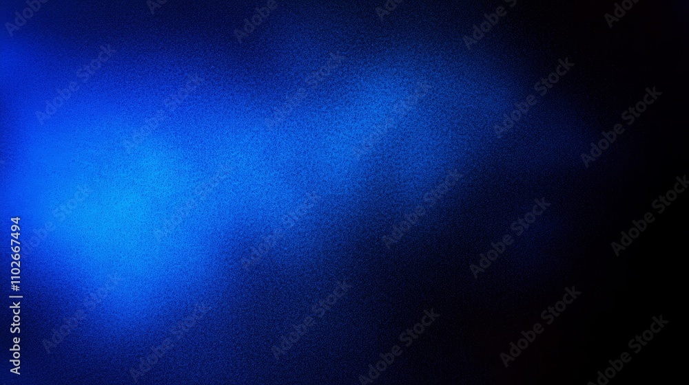 Aufkleber deep blue gradient abstract background with grainy texture and metallic shimmer
