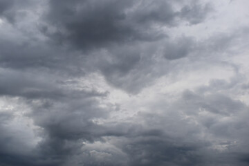 blue sky and white cloud background, cloudy in rainny season