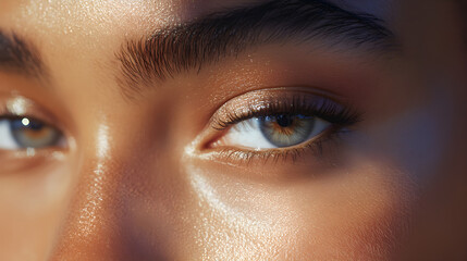 Fototapeta premium Enhancing Eye Appearance: Techniques for Bigger, Brighter Eyes