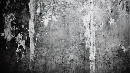 Aged Concrete Wall Texture with Scratches and Stains for Design