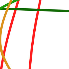 Red green orange graphic lines background