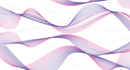 ダイナミックなラインウエーブ　テクノロジー　音楽　波　オンラインイメージ背景イラスト