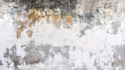 Obraz premium Textured Gray and White Wall with Abstract Patterns and Colors