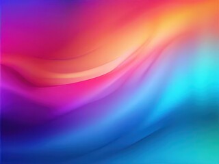 Obraz premium Vibrant Abstract Gradient, the AI Image Generator,