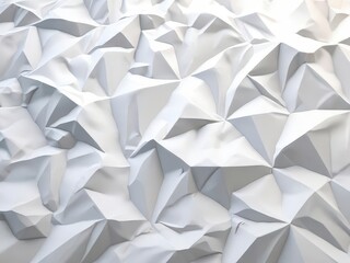 the AI Image Generator, Geometric White Faceted Surface Background Texture