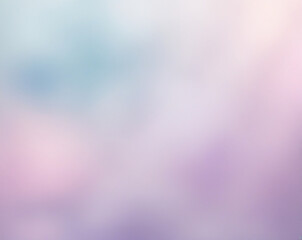Fototapeta premium abstract colorful bokeh background A soft, ethereal blurred gradient background that transitions seamlessly from gentle blues to pastel pinks and lavenders, evoking a sense of serene tranquility