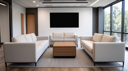 Innovative collaboration space featuring modular furniture in a modern office environment for creative workflows