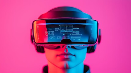 Innovative holographic wearable device revolutionizing technology futuristic environment health and lifestyle integration virtual reality interface