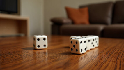 Dice on Table