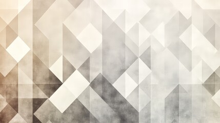 Create a geometric pattern featuring a grid of interlocking squares and triangles