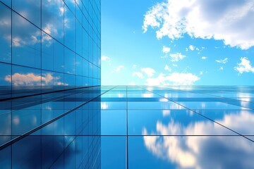 Business Building, office building, Company head office, and blue sky
