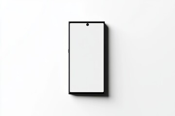 Modern Smartphone Blank Screen Minimalist Mockup High Resolution Device Presentation