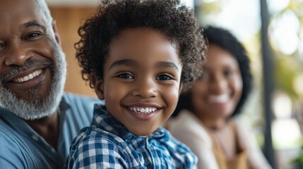 Family exuding confidence while engaging in activities together, showing support and assurance