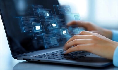 Document Management System and Online Database Concept for Efficient File Management