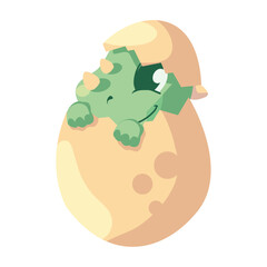 baby dino in egg