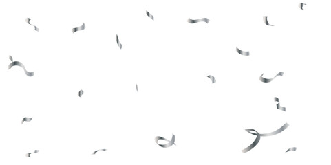 Confetti abstract seamless background template design. Silver ribbon luxury greeting 
confetti pattern.