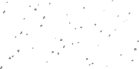 Confetti abstract seamless background template design. Silver ribbon luxury greeting 
confetti pattern.
