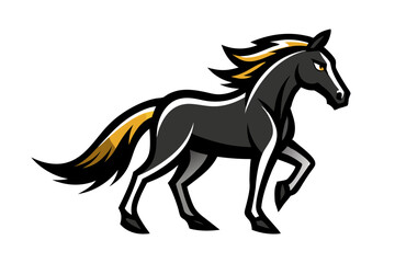 Horse Mascot Vector Illustration for Branding and Design