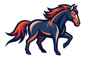 Horse Mascot Vector Illustration for Branding and Design