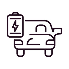 electric car battery level smartphone