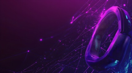 contact us banner call center service provider concept digital graphic icon phone call email chatting and searching advice to customer help and support services digital purple background digital