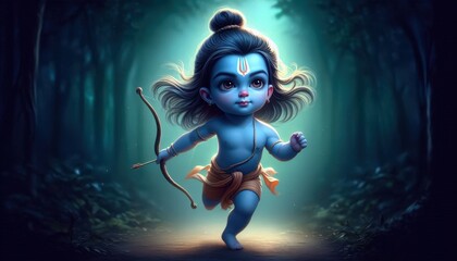 Fototapeta premium Cute Lord ram