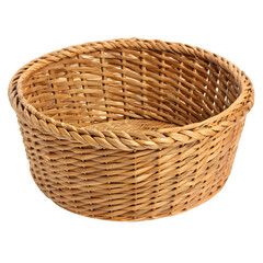 Create a high quality Handmade basket the old fashioned on transparent background
