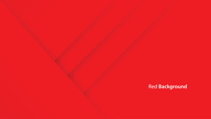 Fototapeta premium red abstract geometric background with diagonal line and shadow