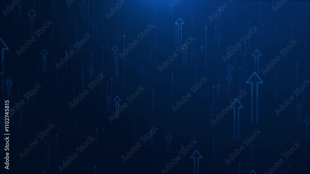 Poster hi-tech innovation future tech data, internet network connection, ai big data cyber nano, abstract b