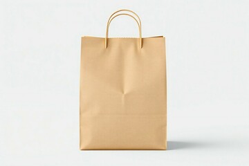 paper bag isolated on white