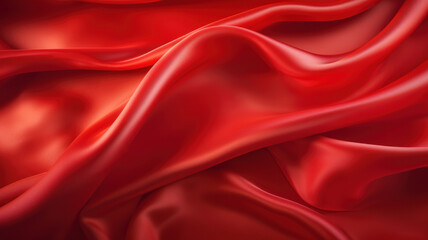 Fototapeta premium soft satin fabric texture luxurious shiny that is abstract silk cloth background with patterns soft waves beautiful