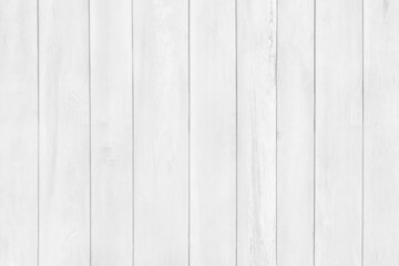 White wood planks texture background with vertical natural patterns for design art work and...