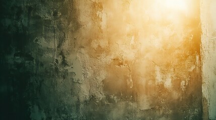 Textured Wall with Soft Light and Warm Tones for Background Design