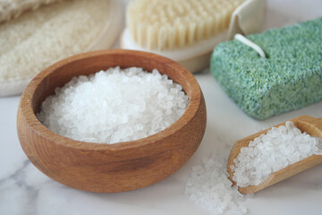 Experience the soothing benefits of Natural Bath Salts and Body Care Essentials for relaxation