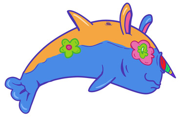 Kid dolphin cute school baby Kidzone 