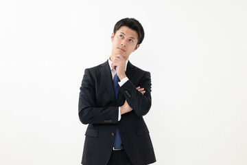 考えるビジネスマン