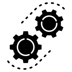 Gears  Icon Element For Design