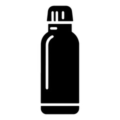 Portable and Insulated Water Thermos Icon in a Clean Vector Design for Everyday Convenience