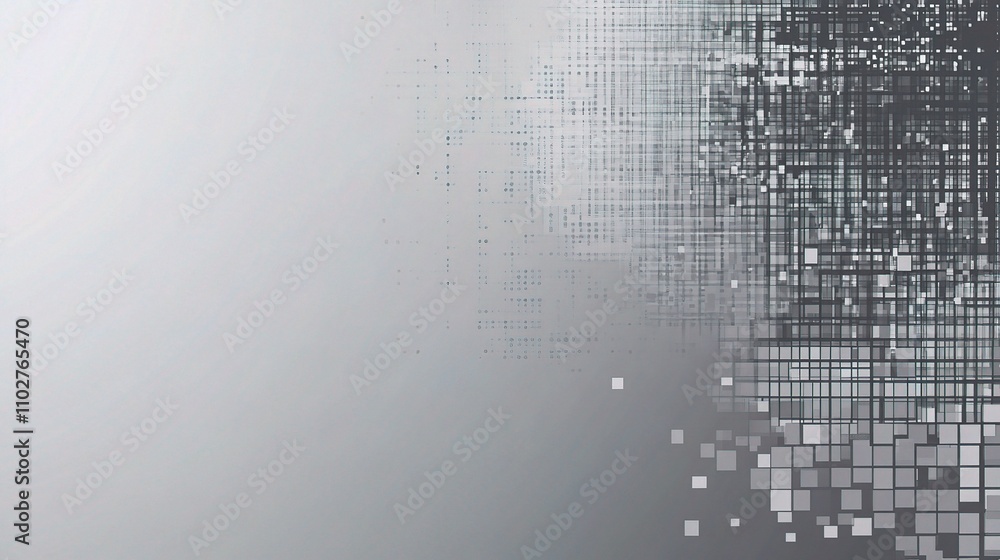 Poster abstract gray background with grid pattern design and textures