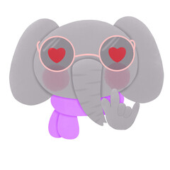 Cute elephant 