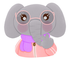 Cute elephant 
